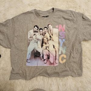 NSYNC Kids Gray Graphic T-Shirt